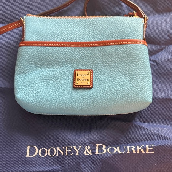 Dooney & Bourke Handbags - Dooney & Bourke Aqua Crossbody Bag